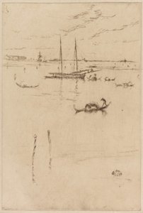 Die kleine Lagune, 1879-1880 von James Abbott McNeill Whistler