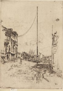 Der kleine Mast, 1879-1880 von James Abbott McNeill Whistler