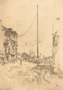 Der kleine Mast, 1880 von James Abbott McNeill Whistler