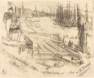 Der kleine Teich, 1861 von James Abbott McNeill Whistler