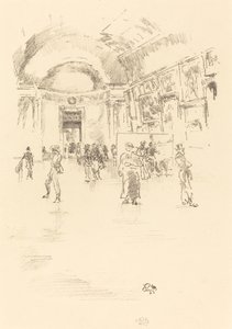 Die Lange Galerie, Louvre, 1894