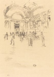 Die lange Galerie, Louvre, 1894