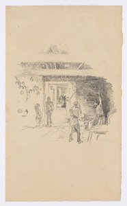 Der Reifenschmied von James Abbott McNeill Whistler