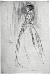 Das Samtkleid, 1873 1904 von James Abbott McNeill Whistler