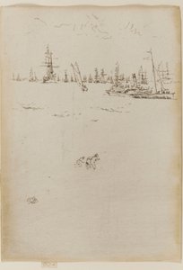 Das Besucherboot von James Abbott McNeill Whistler