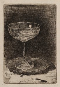 Das Weinglas, 1858 von James Abbott McNeill Whistler
