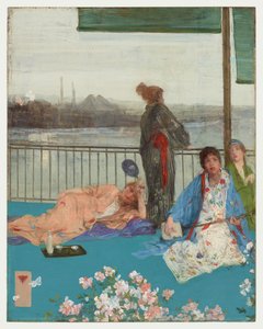Variationen in Fleischfarbe und Grün - Der Balkon
