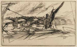 Vauxhall Bridge von James Abbott McNeill Whistler