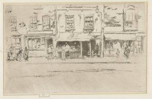 Fischladen in Chelsea von James Abbott McNeill Whistler