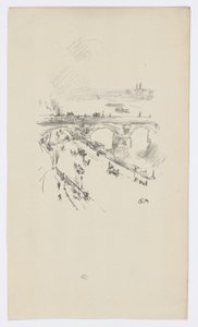 Waterloo-Brücke von James Abbott McNeill Whistler