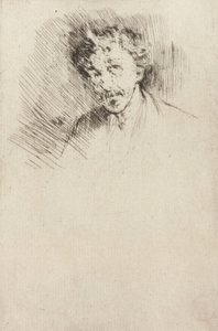 Whistler mit der weißen Locke, 1879 von James Abbott McNeill Whistler