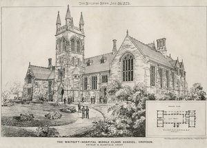 Das Whitgift Hospital Middle Class School, Croydon, 1873