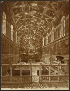 Sixtinische Kapelle von Michelangelo von James Anderson