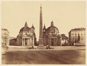 Ansicht der Piazza del Popolo von James Anderson