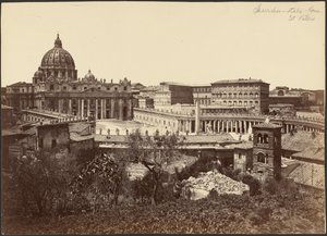 [Ansicht der Petersbasilika] von James Anderson