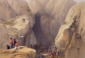 Eingang zum Kojak-Pass von Parush, aus 