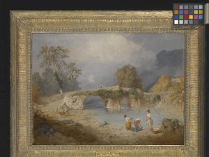 Aufklaren für schönes Wetter, Beddgelert, Nordwales von James Baker Pyne