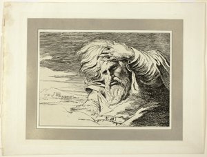Östlicher Patriarch, aus der ersten Ausgabe von Specimens of Polyautography von James Barry