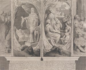 Seine Majestät empfiehlt ein Gesetz (Entwürfe für die Wände des Großen Saals der Gesellschaft zur Förderung der Künste) von James Barry