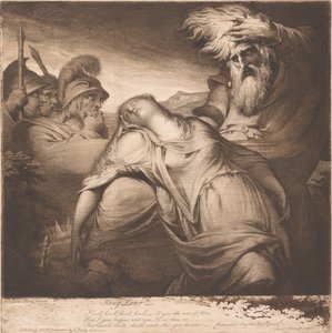 König Lear und Cordelia von James Barry