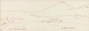 Die Höhle der Kumeischen Sibylle am Ufer des Avernussees von James Barry