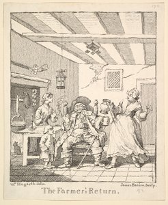 Frontispiz zu The Farmers Return, März 1762