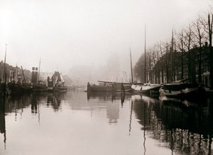 Kanalboote, Dordrecht, Niederlande, 1898