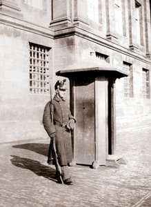 Wache, Brüssel, 1898 von James Batkin