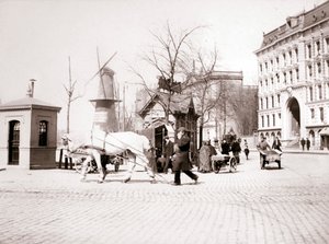 Mann mit Pferd, Rotterdam, 1898