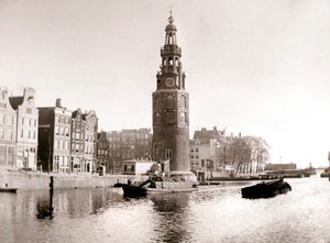 Der Montelbaanstoren, Amsterdam, 1898 von James Batkin