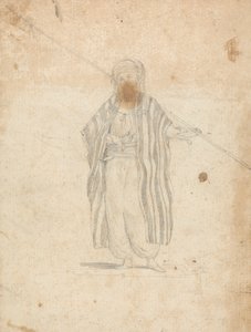 Mann mit Burnus und Speer von James Bruce