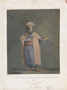 Edler Araber des Stammes Beni-Koreish der Familie Harb in Beder-Hunein von James Bruce