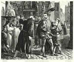 Zeit der Verfolgung der Reformatoren in Paris von James Clarke Hook