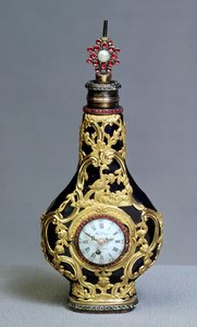 Duftflakon mit Uhr und Kompass von James Cox