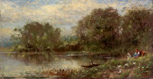 Landschaft genannt Die Eichel von James Crawford Thom