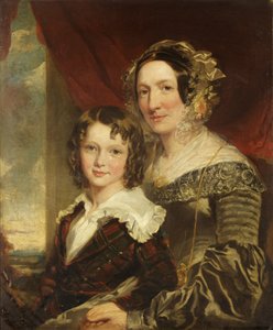 Mrs. Margaret Moor und ihr Sohn Tom von James Curnock