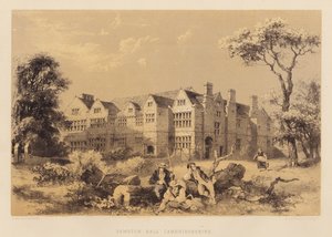 Sawston Hall, Cambridgeshire von James Dafforne