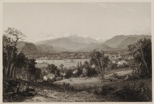Mount Washington aus dem Tal von Conway, nach John F. Kensett, graviert von James Smillie, gedruckt von J. Dalton