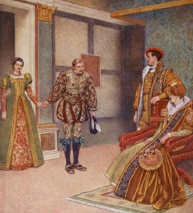 Shakespeares Der Kaufmann von Venedig: Portia, Bassanio, Gratiano und Nerissa von James Dromgole Linton