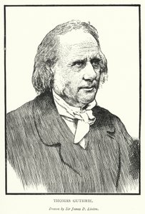Thomas Guthrie (Gravur) von James Dromgole Linton