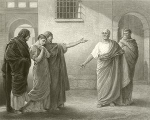 Volumnia tadelt Brutus und Sicinius von James Dromgole Linton