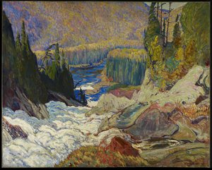 Wasserfälle, Montreal River, 1920