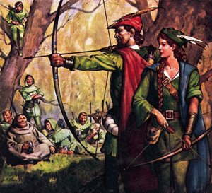 Robin Hood und Maid Marian von James Edwin McConnell