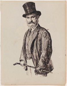 Nach Fantin-Latour: Der Maler Edouard Manet von James Ensor