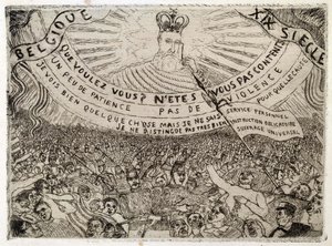 Belgien im 19. Jahrhundert von James Ensor