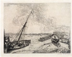 Gestrandete Boote von James Ensor