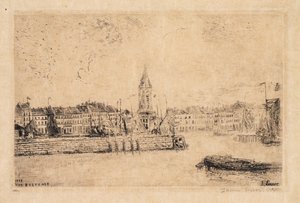 Ansicht auf Ostende im Osten von James Ensor