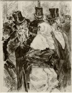 Mondäne Zusammenkunft von James Sidney Ensor