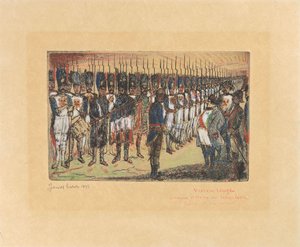 Napoleons Abschied von James Ensor