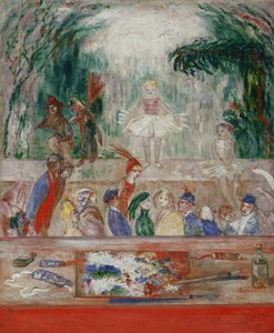 Strahlen der Palette von James Ensor